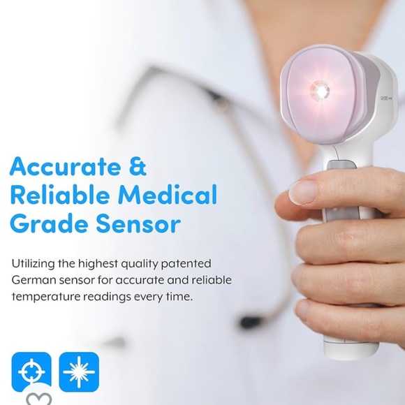 Medical Grade Contactless Sensor Thermometer Instant Read Results with light - Picture 3 of 13